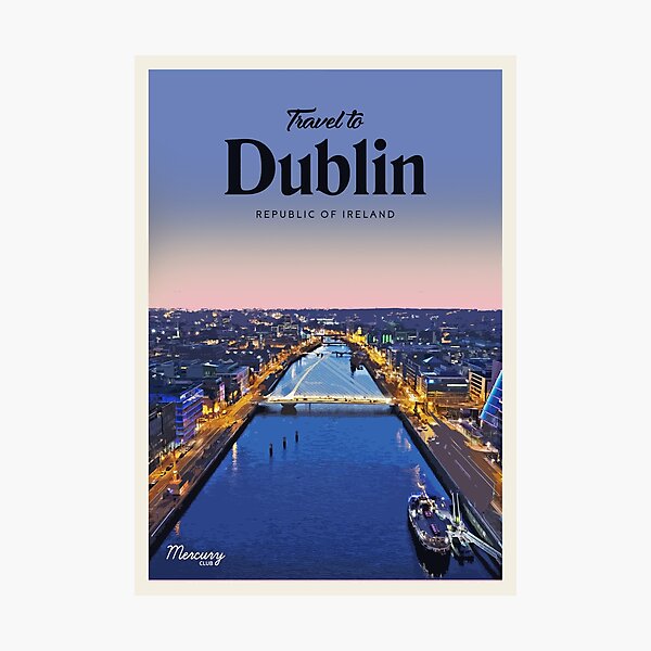 Visit Dublin Photographic Print