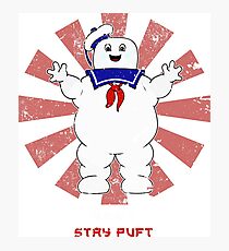 Stay Puft Retro Japanese Ghostbusters Photographic Print