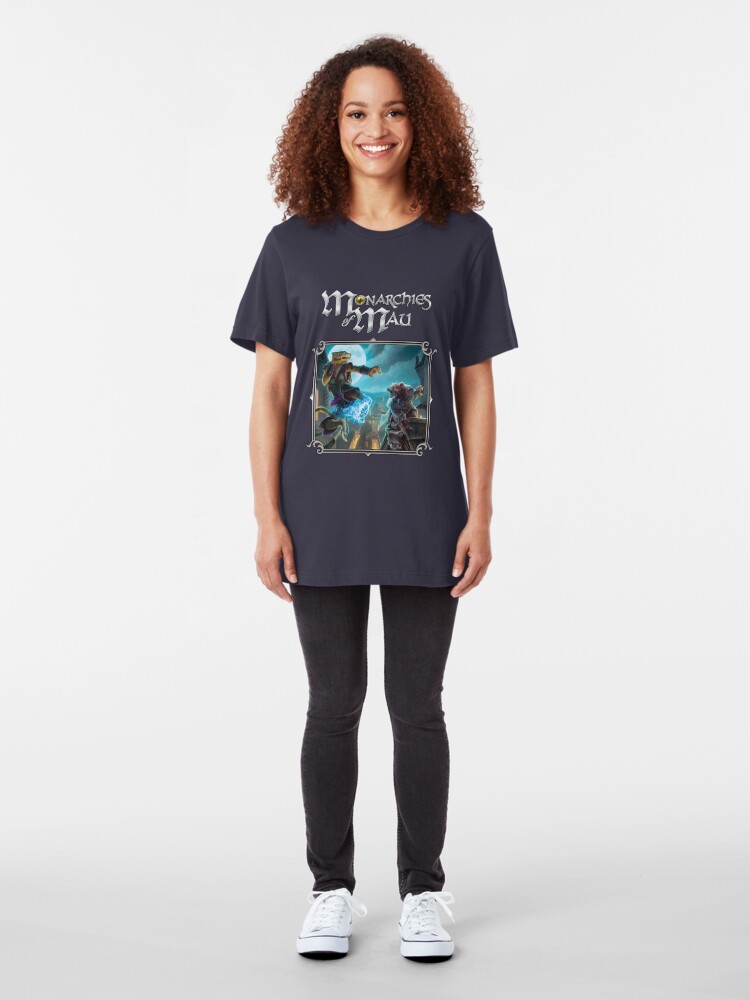 Alternate view of Monarchies of Mau Cover Art Slim Fit T-Shirt