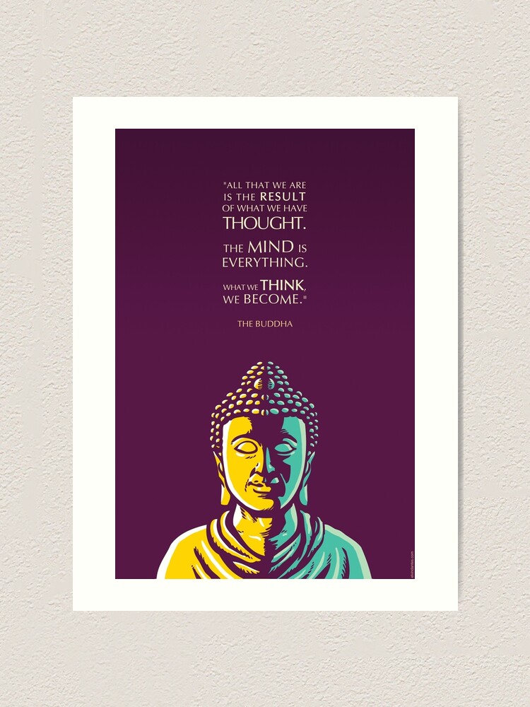 WORDS OF WISDOM. Mindfulness poster. Meditation print. Buddha print. Inspiring word art. Inspiring words art. Word art. Inspiring buy words.