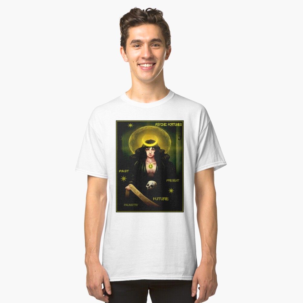 PSYCHIC FORTUNES: Vintage Fortune Teller Print Classic T-Shirt