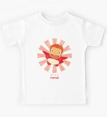 Ponyo Retro Japanese Kids T-Shirt
