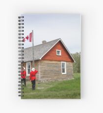 The Flag Raising, Canada Day 2010 Spiral Notebook