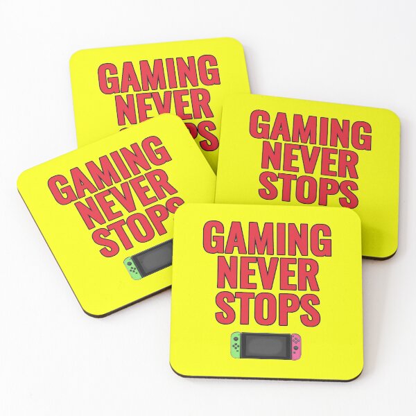 Item preview, Gaming Never Stops IV (version 2) designed and sold by Chutakoopas.