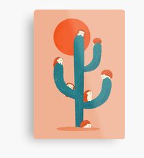 Prickly Metal Print