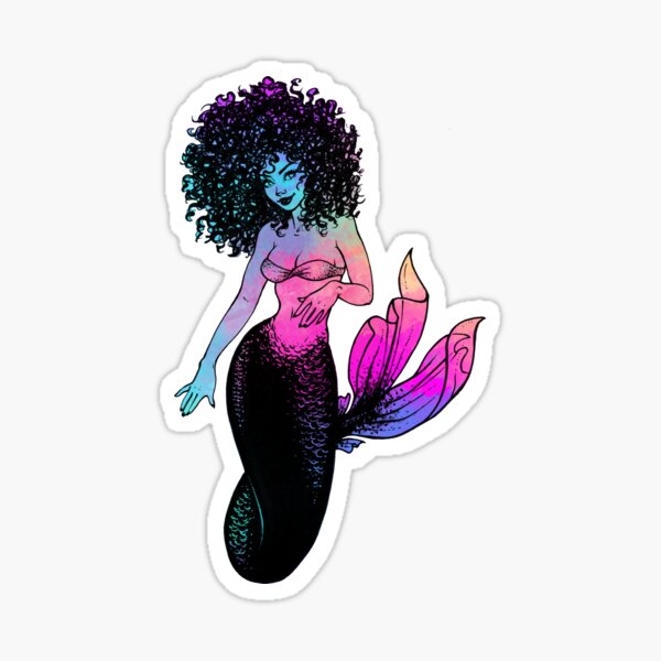 Sea Curls - Variant 1 Sticker