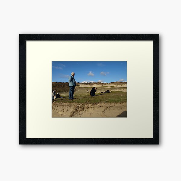 Photoshoot, Renesse, Zeeland Holland Framed Art Print