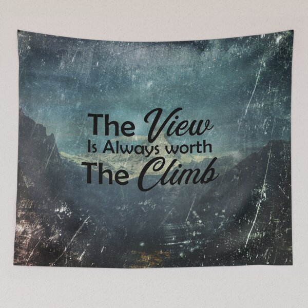 Item preview, The View is Always Worth The Climb - RaptureMerch designed and sold by RaptureTees.