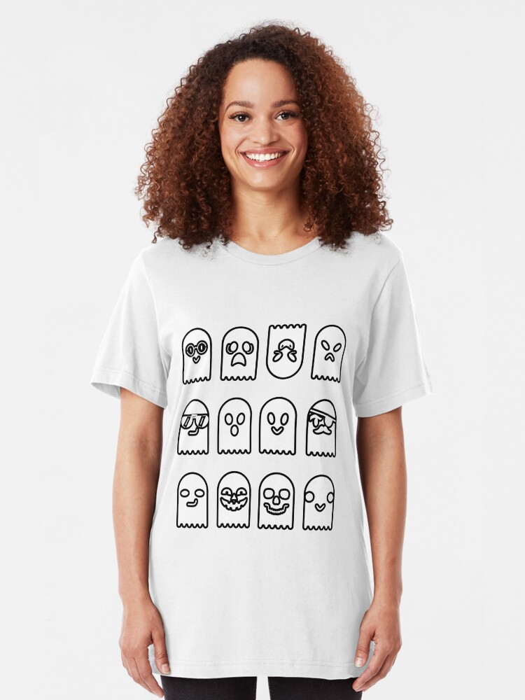 Alternate view of Gaggle of Ghosts Slim Fit T-Shirt