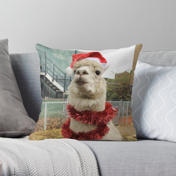 Llama 2024 throw pillows