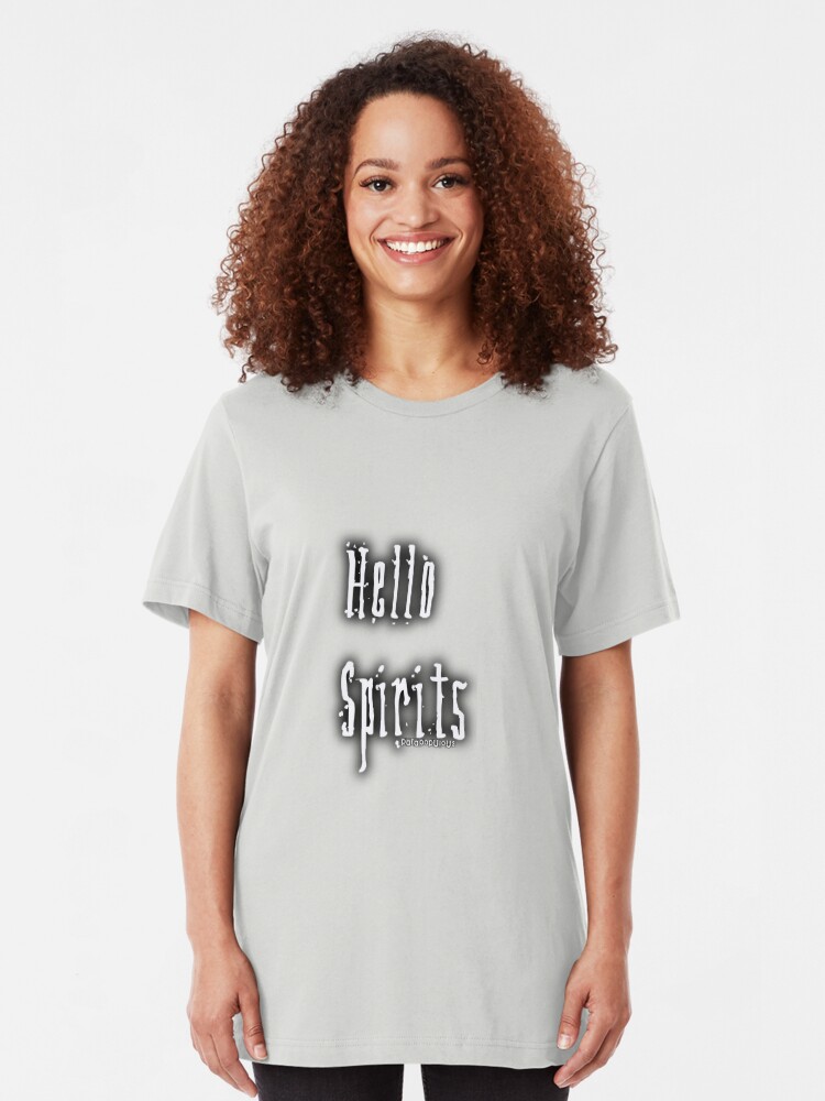 Alternate view of Hello Spirits Slim Fit T-Shirt