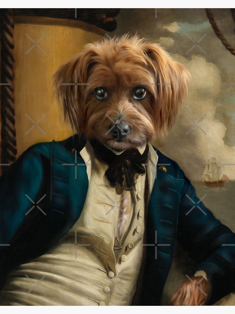 "Dog Portrait - Franklin" Magnet by carpo17 | Redbubble