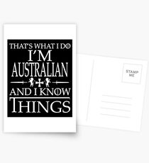 Australian Nationality Smart Gift Postcards