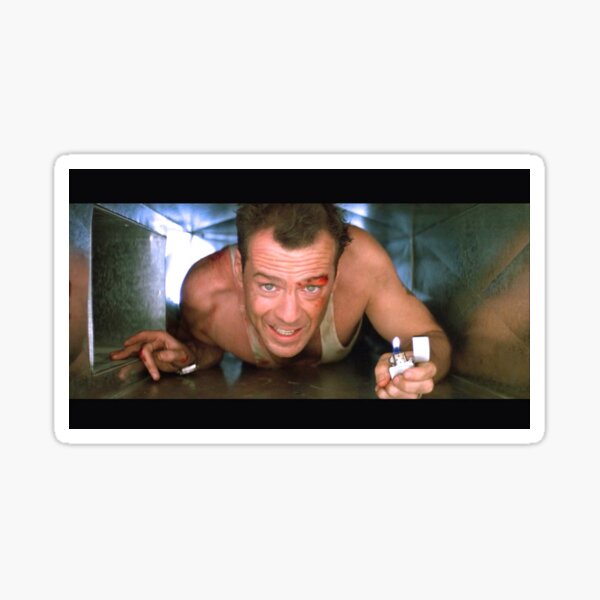 Item preview, Die hard face mask bruce willis - yippee kay yay... ventilation shaft, designed and sold by BigRedDot.