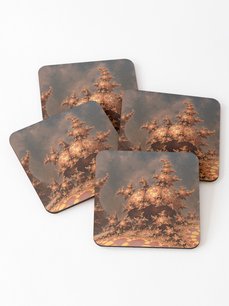 Thumbnail 1 of 5, Coasters (Set of 4), Slippery Slope designed and sold by aureliuscat.