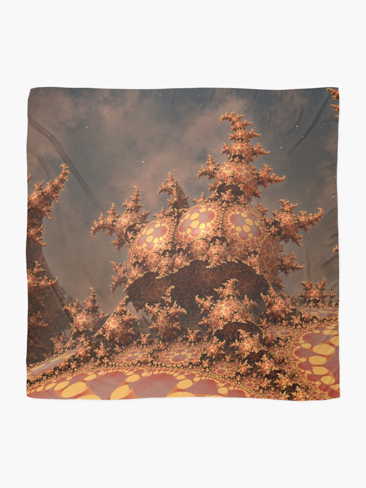Thumbnail 2 of 3, Scarf, Slippery Slope designed and sold by aureliuscat.