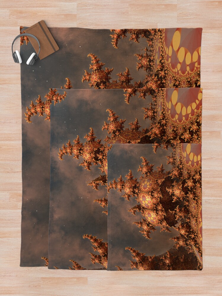 Thumbnail 5 of 6, Throw Blanket, Slippery Slope designed and sold by aureliuscat.