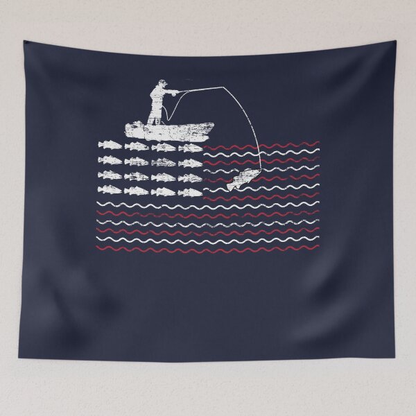 Item preview, FISHING American Flag Design | Fishersman Boat designed and sold by melsens.