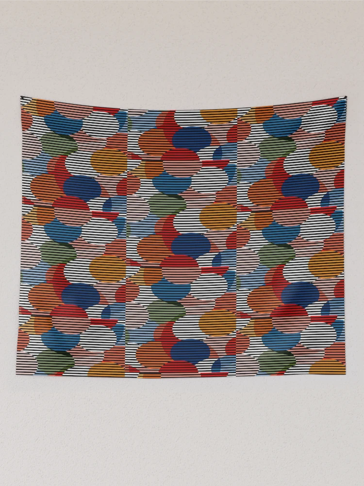Aperçu 2 sur 3. Tentures avec l'œuvre Pattern Design 2 créée et vendue par RagnarokDesigns.