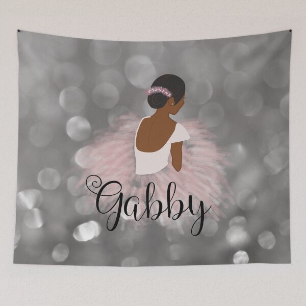 Item preview, African American Ballerina Dancer Personalized Name GABBY designed and sold by umeimages.