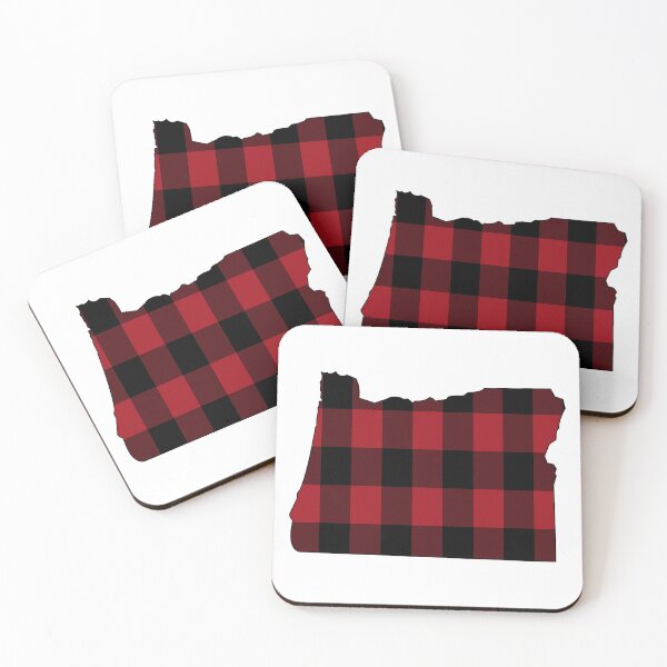 Item preview, Oregon Dressed in Red Plaid designed and sold by Sun Dog Montana.