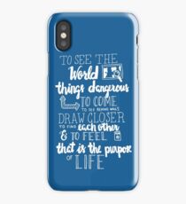 Walter Mitty Life Motto - White iPhone Case/Skin