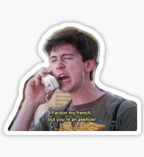 Ferris Bueller Cameron Fry Sticker