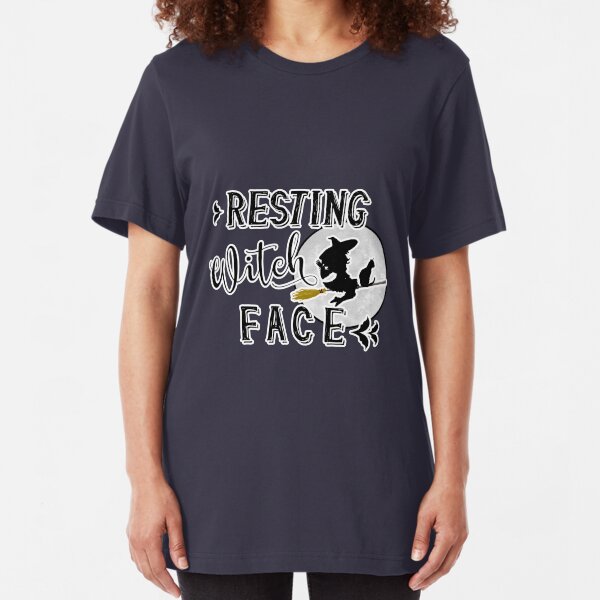 resting witch face Slim Fit T-Shirt