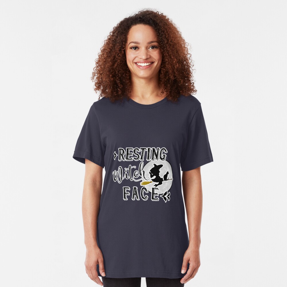 resting witch face Slim Fit T-Shirt