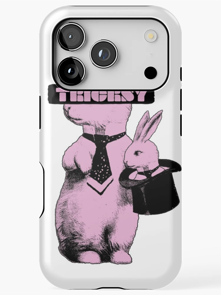 Thumbnail 1 of 4, iPhone Case, Tricksy Rabbit designed and sold by losercity.