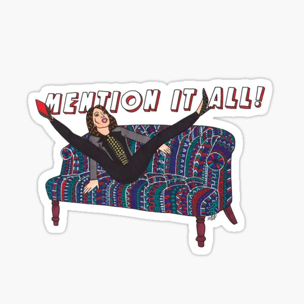 RHONY - Bethenny Frankel - Mention It All! Sticker