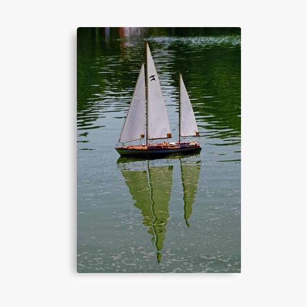 Sailing away Canvas Print