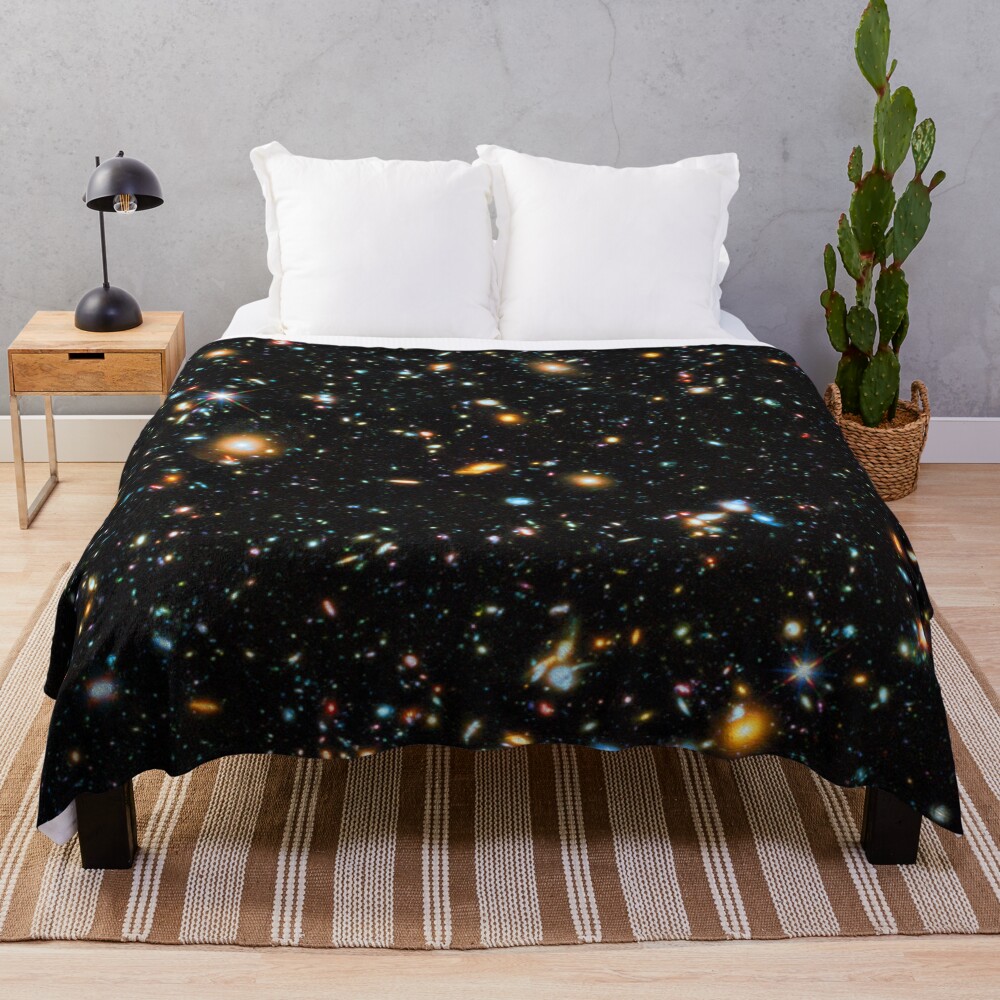 Hubble Extreme Deep Field Throw Blanket