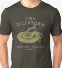 TJ Dillashaw Snake Strike First Strike Hard Merch Unisex T-Shirt
