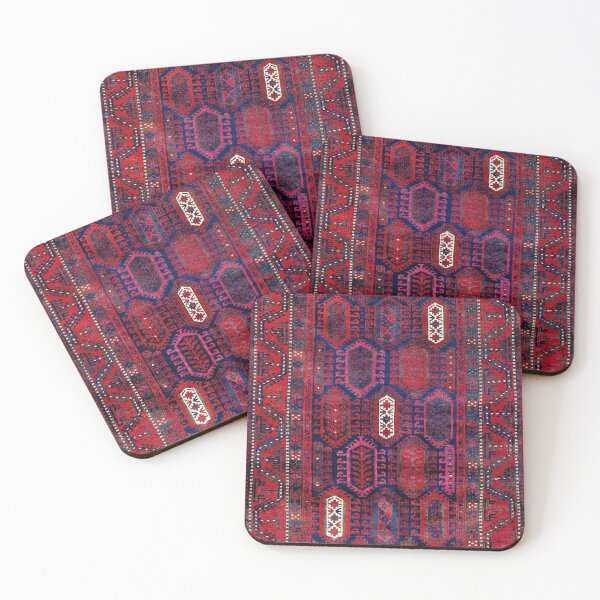 Item preview, Timuri Herat  Antique Afghanistan Tribal Rug Print designed and sold by Vicky Brago-Mitchell®.