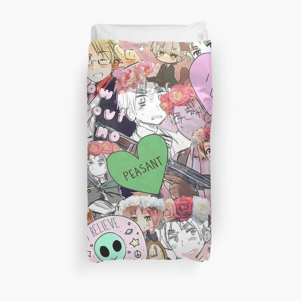 Collage USUK Hetalia America x Angleterre Housse de couette