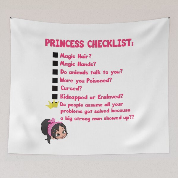 Item preview, Princess Checklist Movie Design- Funny  designed and sold by dmexgirl08.