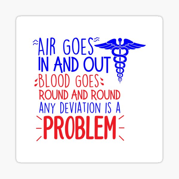Item preview, Air goes in and out Blood Round AMR EMT Paramedic ER designed and sold by hadleydesigns.