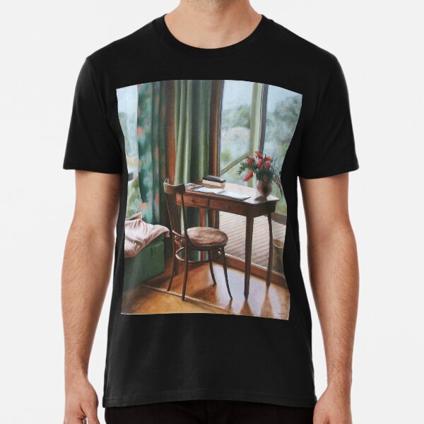 The Guest Book at the Gramps - Oil painting by Avril Thomas - Adelaide / South Australia Artist Premium T-Shirt