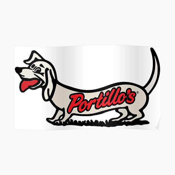 Portillo's Hot Dog Poster