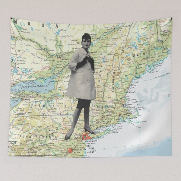 Item preview, walk on New york designed and sold by Kiki Collagist.