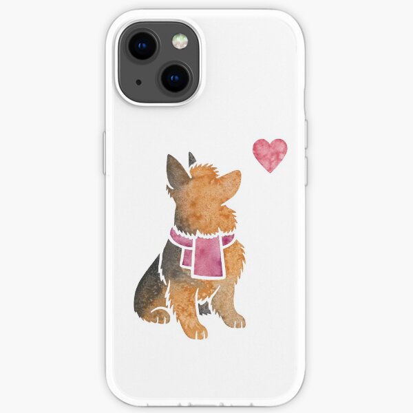 Watercolour Australian Terrier iPhone Soft Case