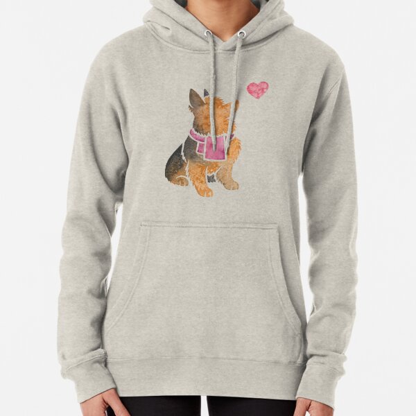 Watercolour Australian Terrier Pullover Hoodie