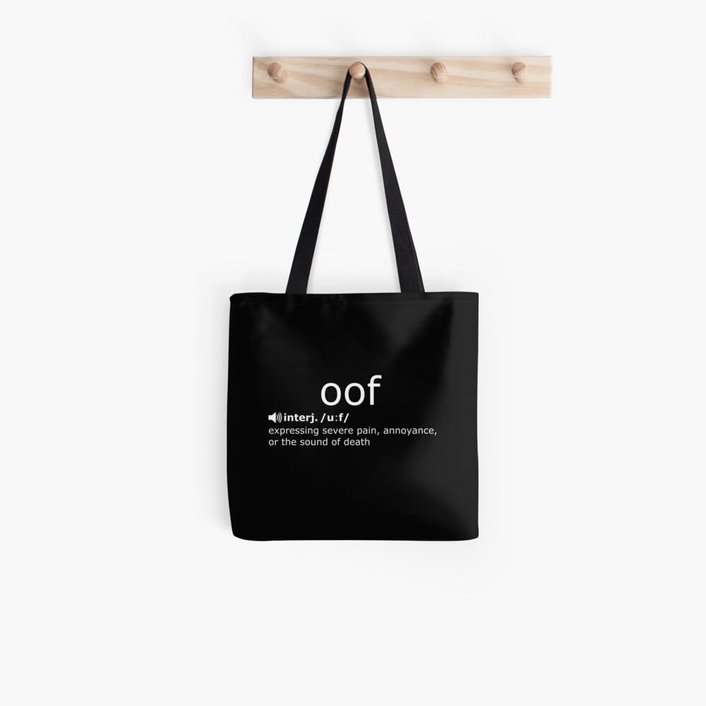 Roblox Death Sound Tote Bag By Hangloosedraft Redbubble - roblox death sound on repeat