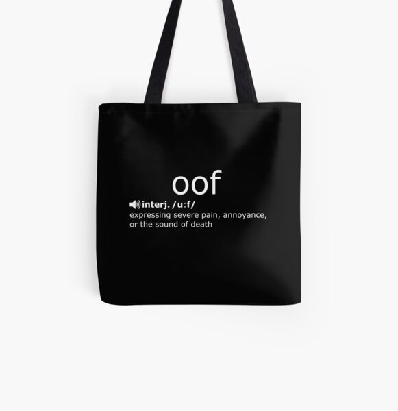 Roblox Death Tote Bags Redbubble - roblox oof horn roblox zombie free