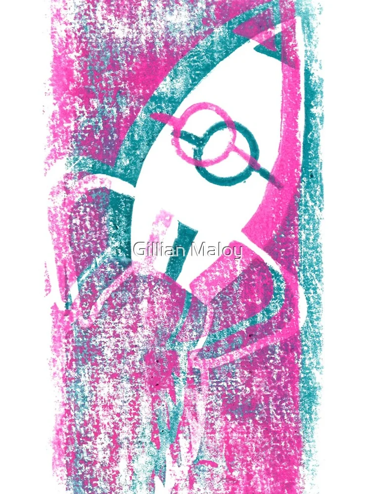 Thumbnail 5 of 5, iPhone Case, Flying Model Rockets designed and sold by Gillian Maloy.