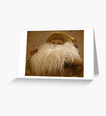 Textured Santa Greeting Card