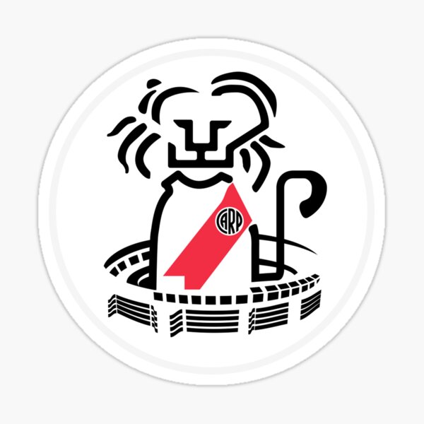 Camiseta CARP Club Atlético River Plate Argentino de Fútbol Pegatina