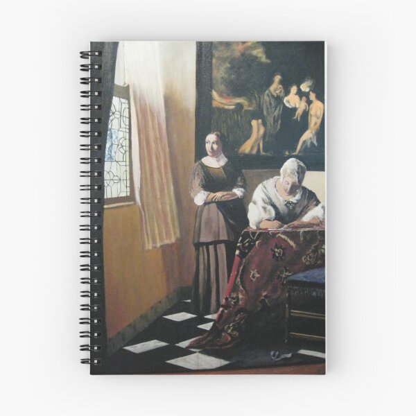 Item preview, Lady Writing a Letter with Her Maid by Johannes Vermeer designed and sold by Jsimone.