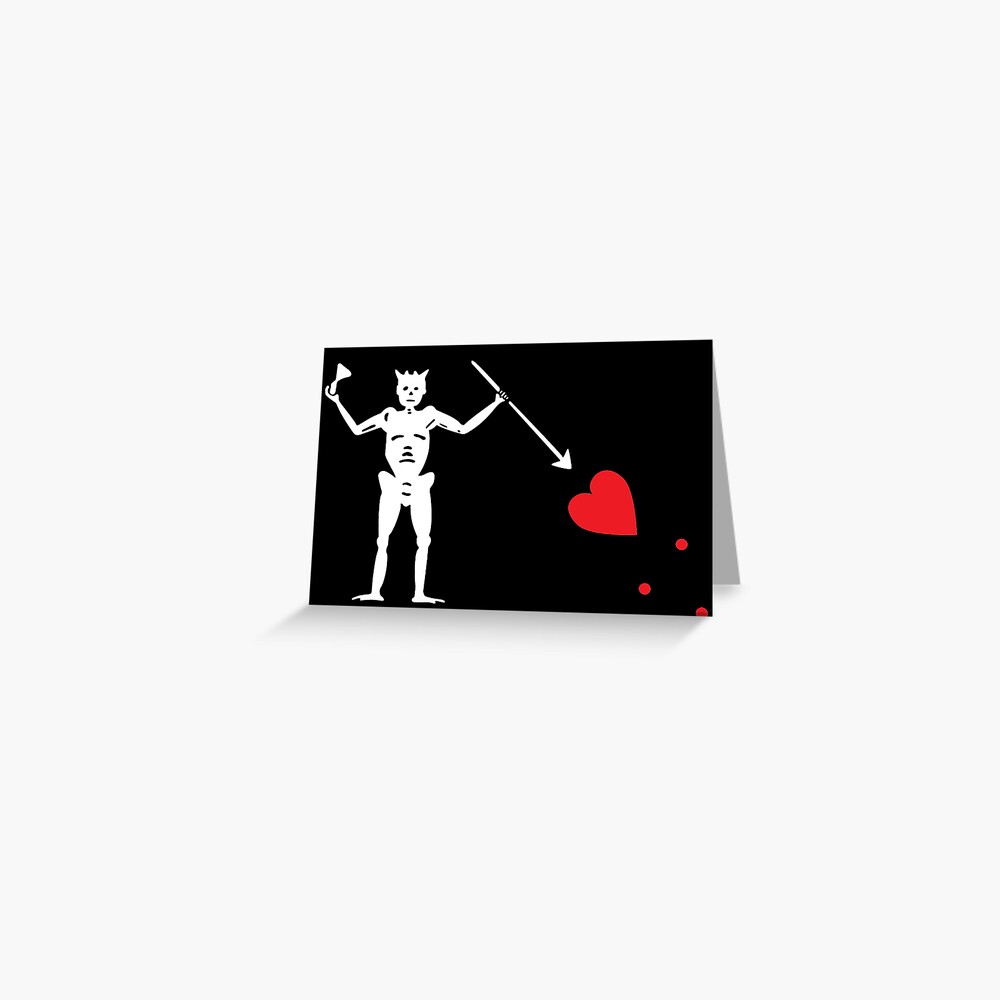 Raise the Jolly Roger Greeting Card for Sale by mmurgia